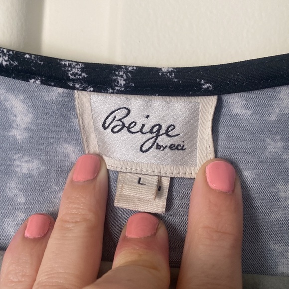 Beige by eci Animal Print Tunic - Picture 3 of 7